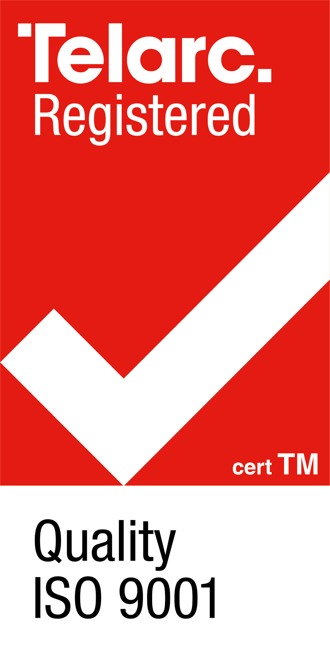 Telarc ISO9001 Logo Red